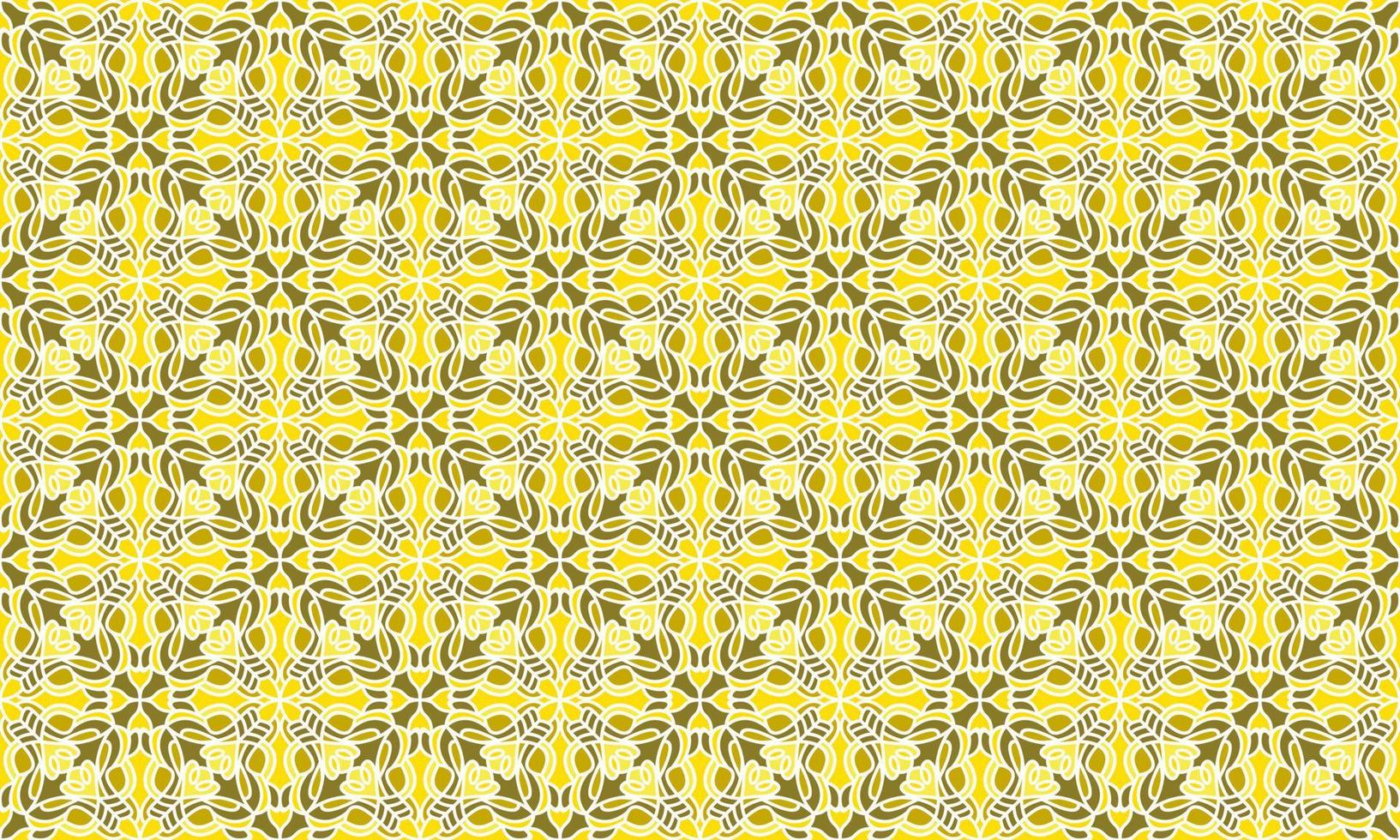 gold ethnic background pattern vector