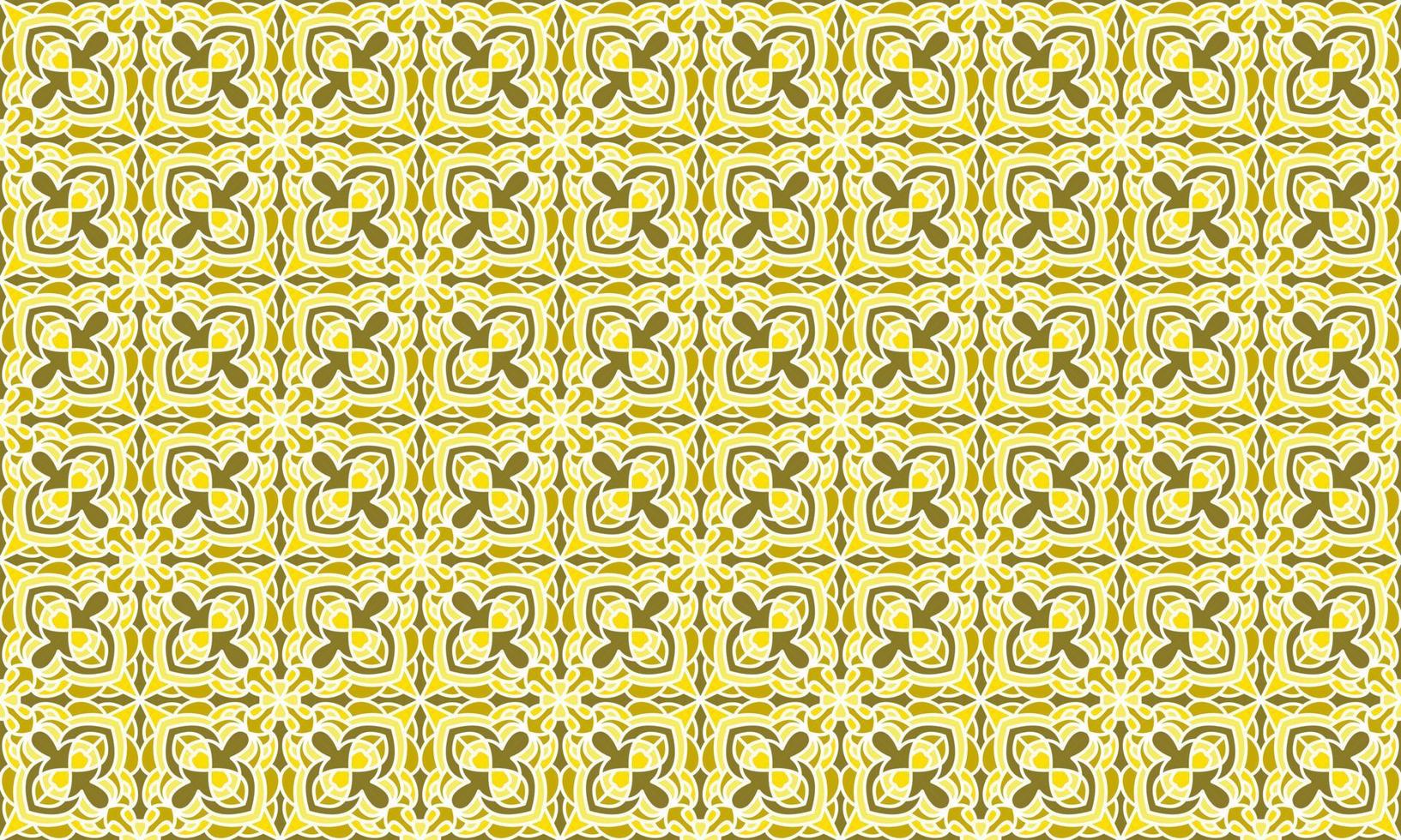 gold ethnic background pattern vector