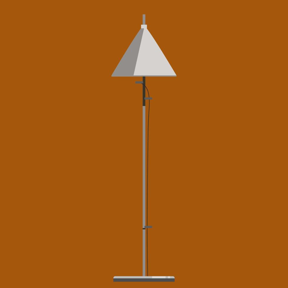 lámpara decorativa ilustración plana vector