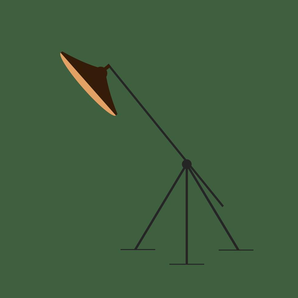 Flat illustration decorative lamp vector