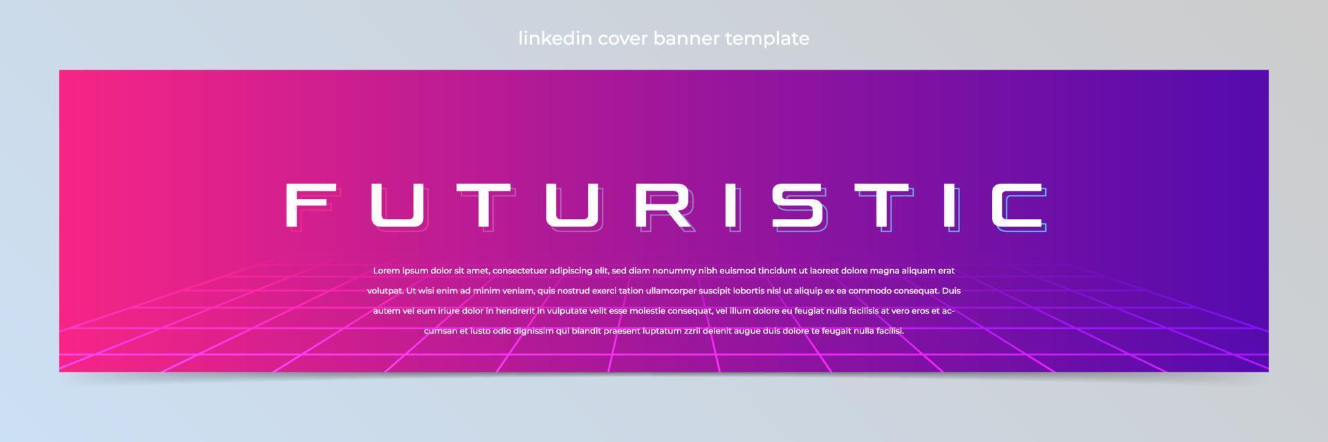 Modern abstract technology banner template vector