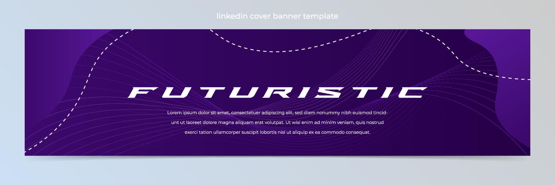 Modern abstract technology banner template vector