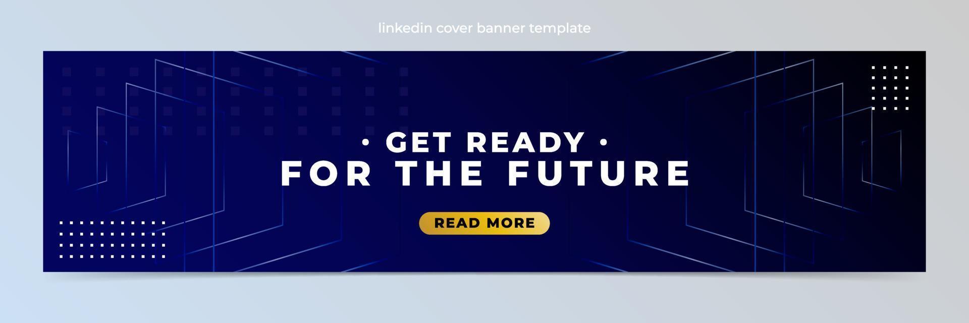 Modern abstract technology banner template vector