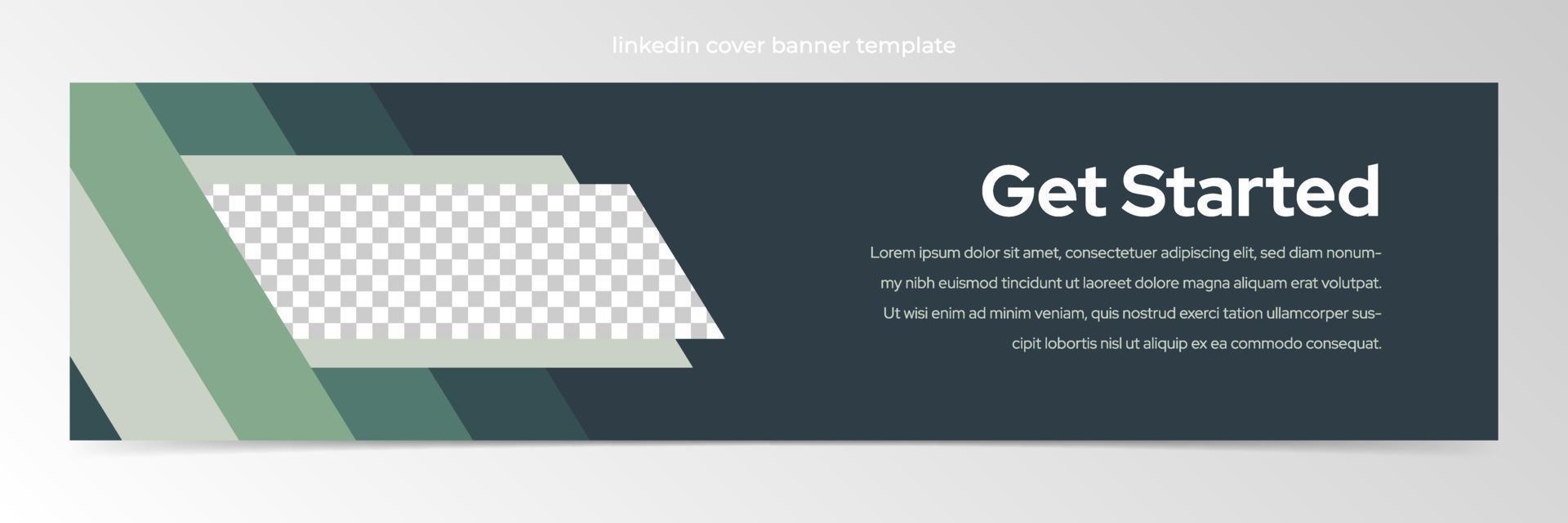 Modern abstract banner design template vector