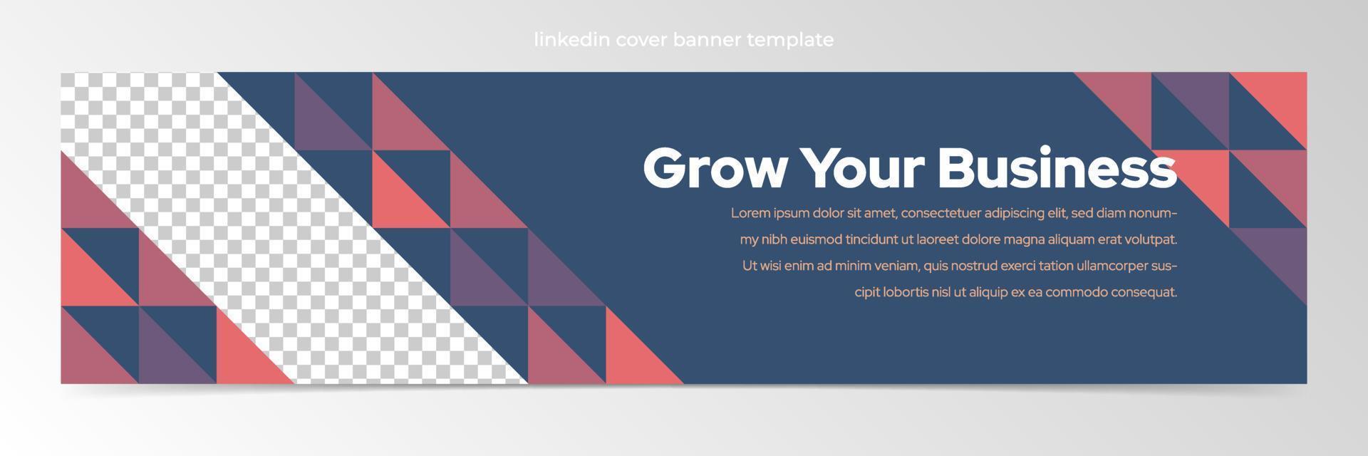Modern abstract banner design template vector