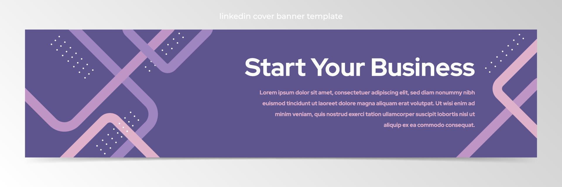 Modern abstract banner design template vector