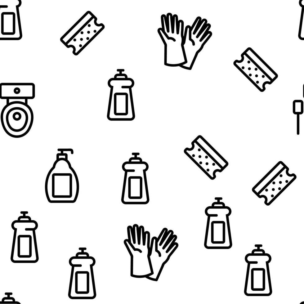 Sanitation Vector Seamless Pattern