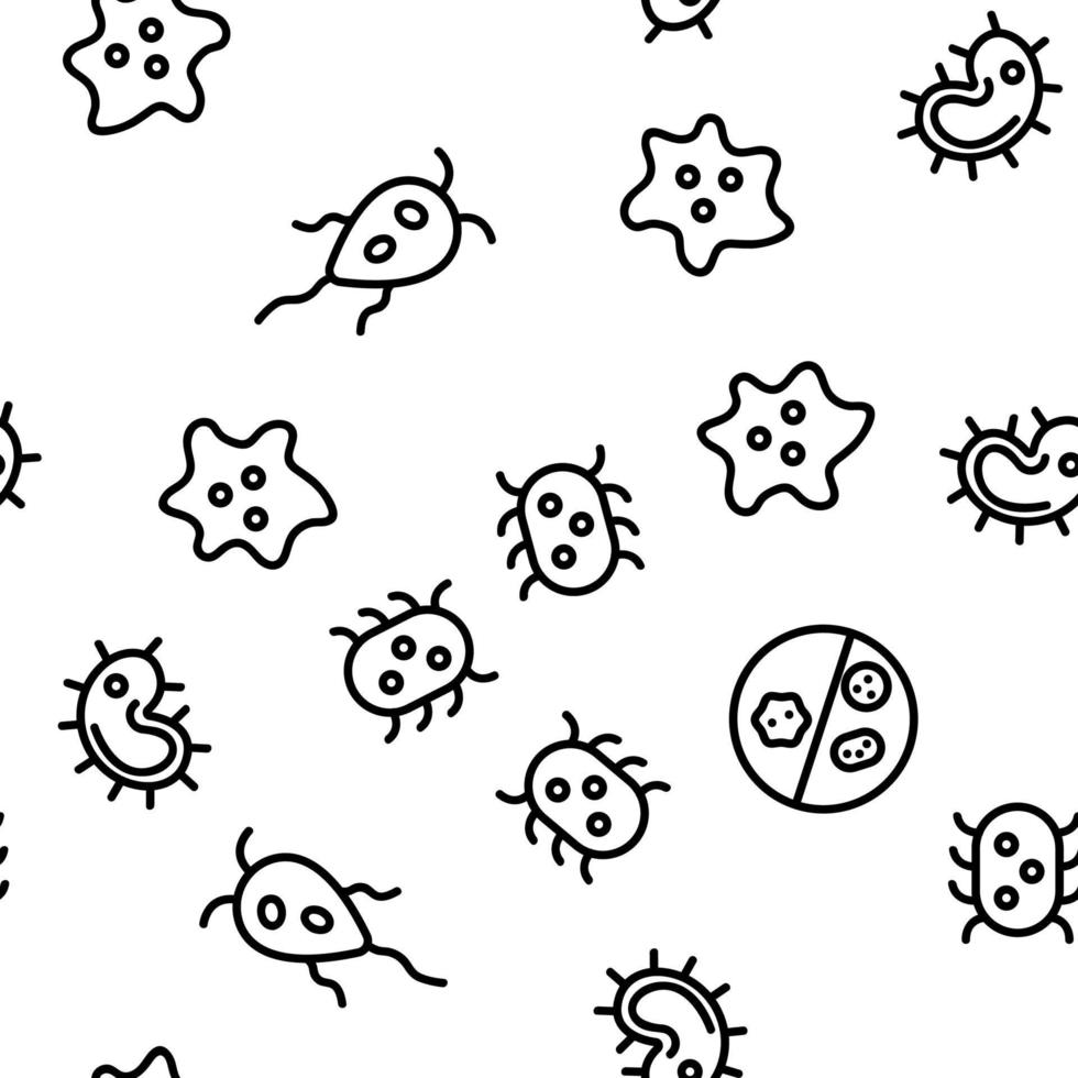 Pathogen Vector Seamless Pattern