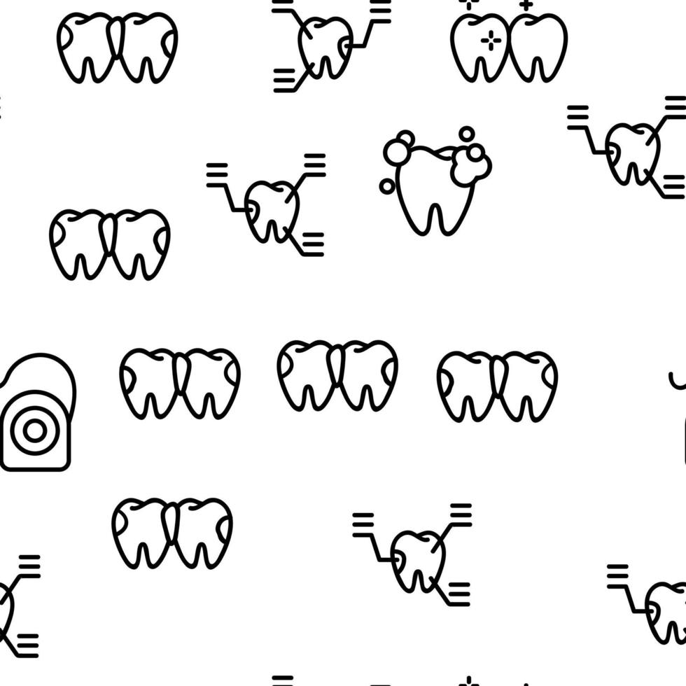 enjuague bucal higiene vector de patrones sin fisuras