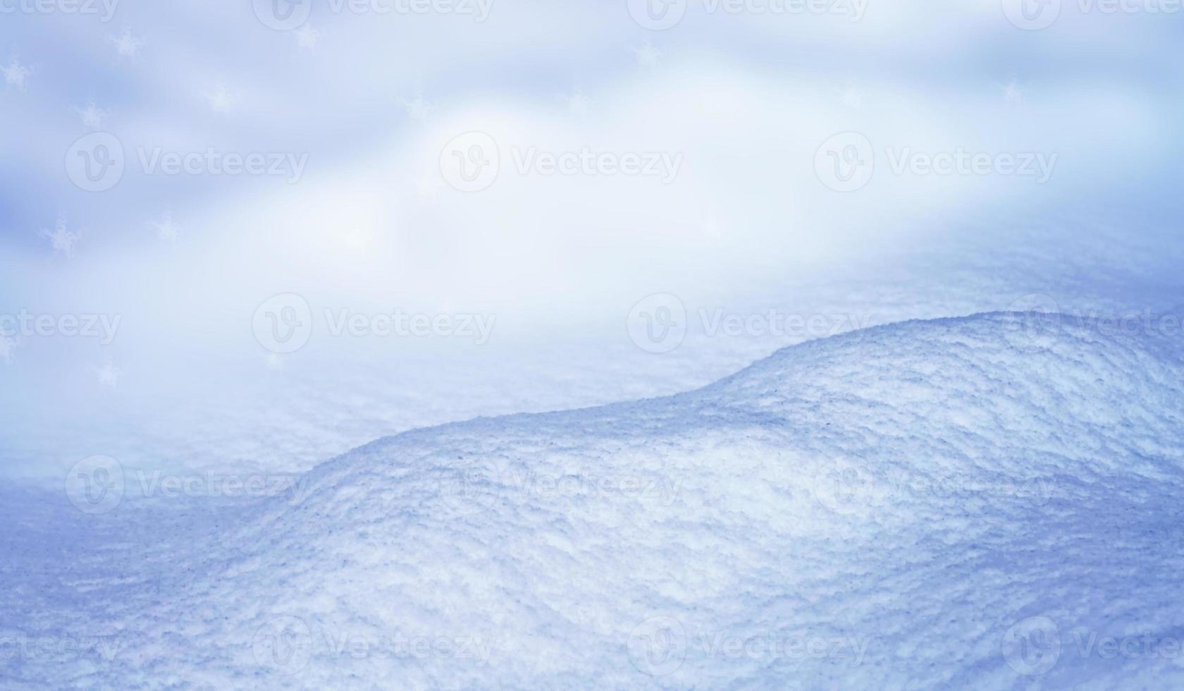 Background of snow. Winter landscape. The texture of the snow photo