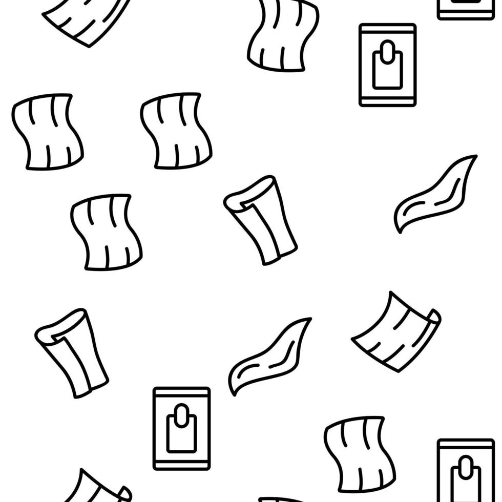 Wet Wipes Disinfectant Vector Seamless Pattern