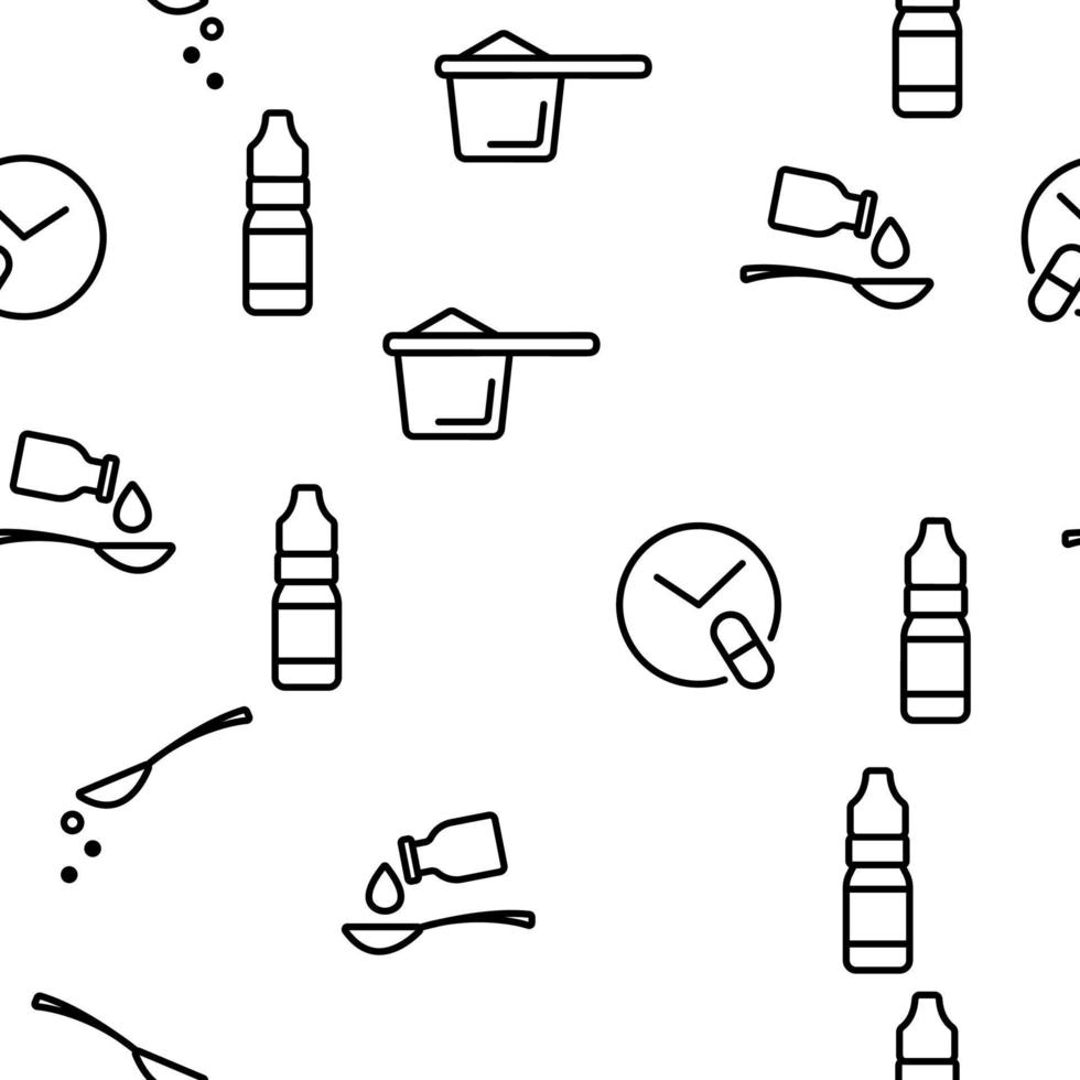 dosificación, dosificación de drogas vector patrón sin costuras
