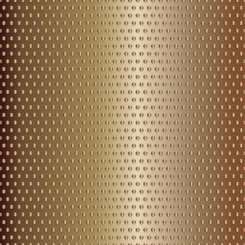 bronze metal dots seamless pattern vector