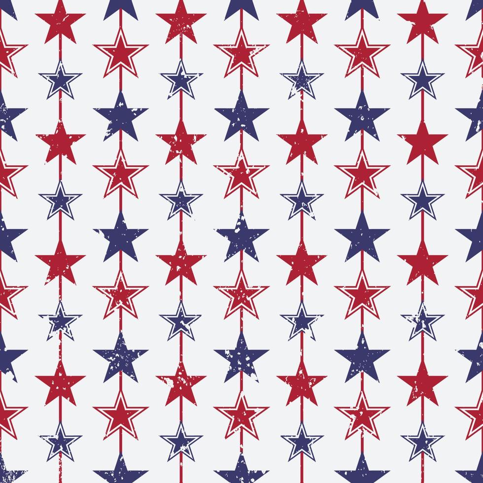 patriotic USA seamless pattern vector