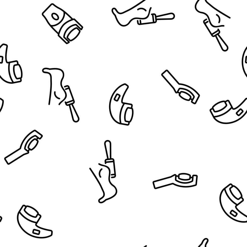 Callus Remover Tool Vector Seamless Pattern