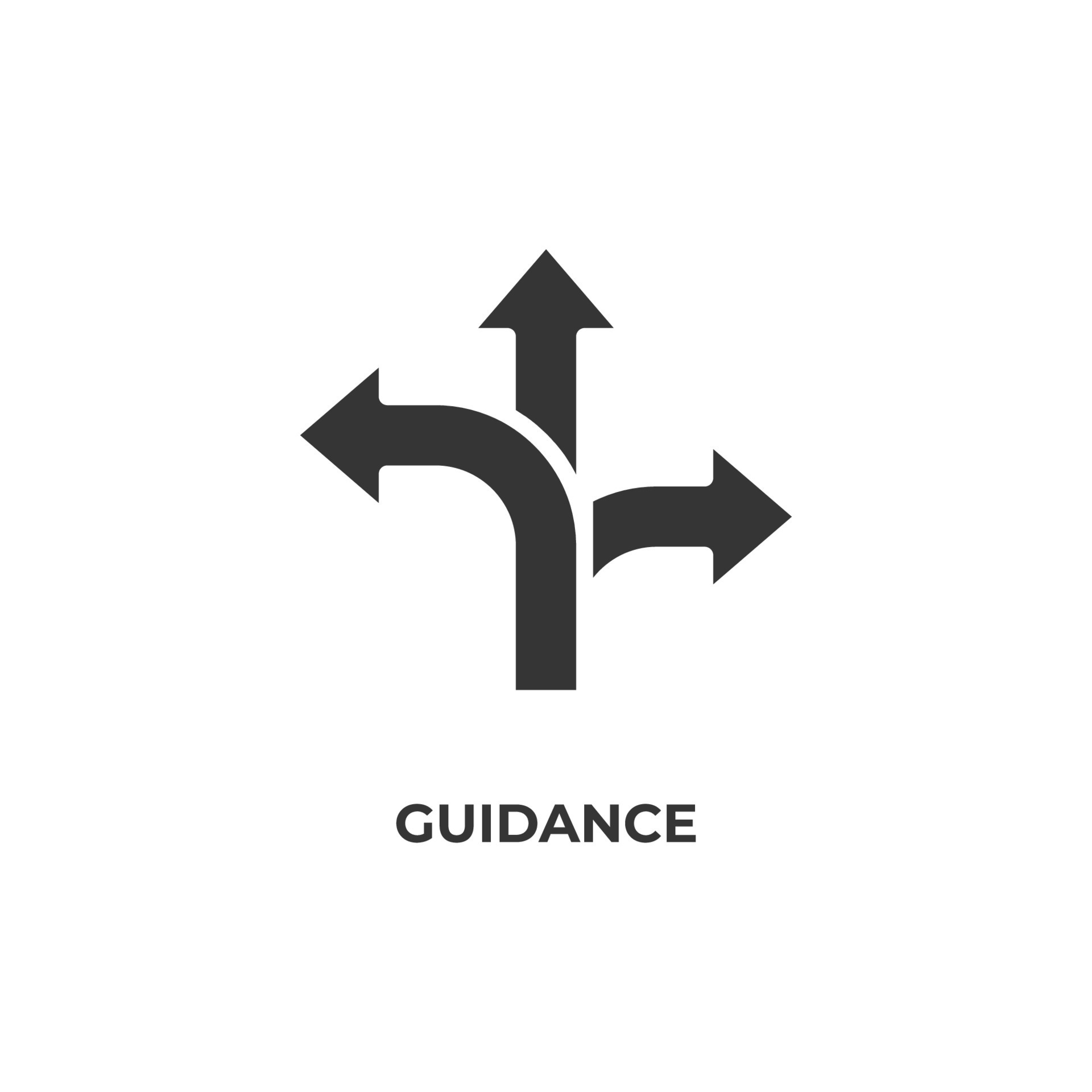 el signo vectorial del símbolo de guía está aislado en un fondo blanco el signo vectorial del símbolo de guía está aislado en un fondo blanco