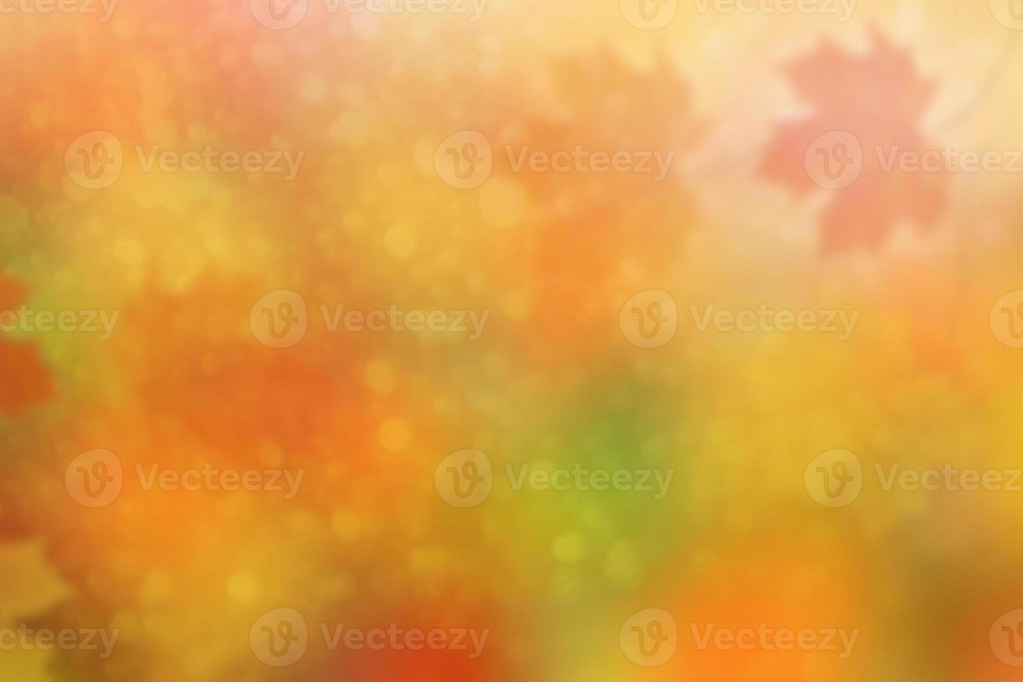 Bright colorful abstract blurred autumn background photo
