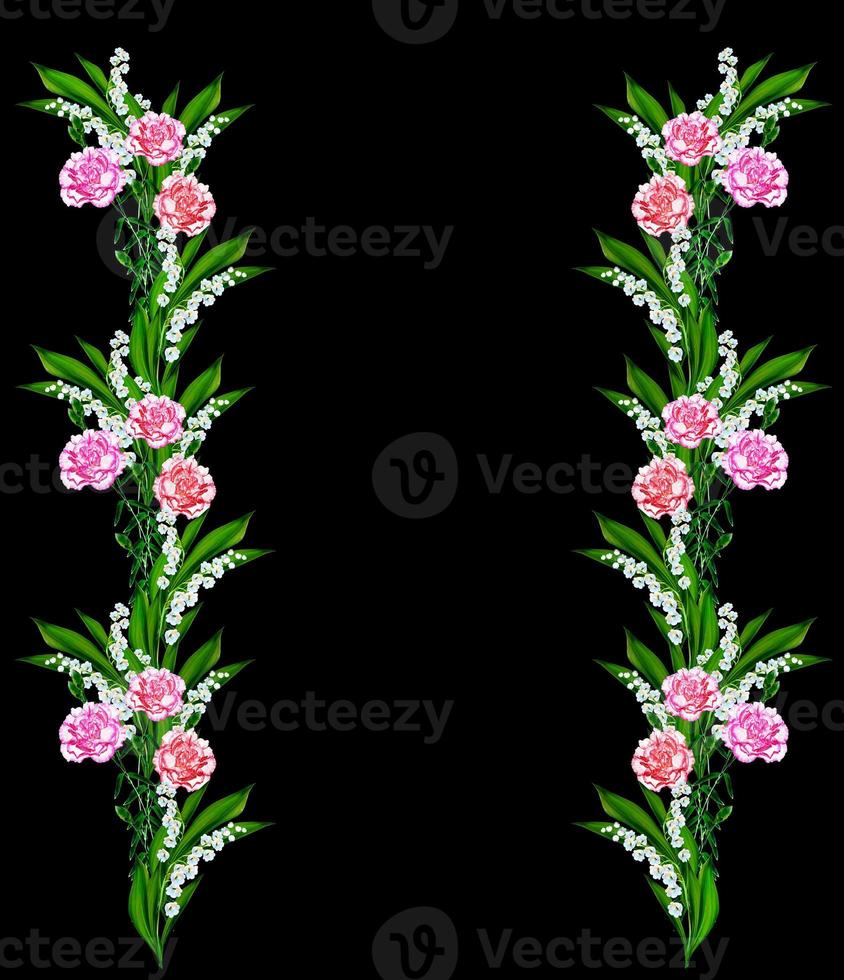 Bouquet of flowers carnation. photo