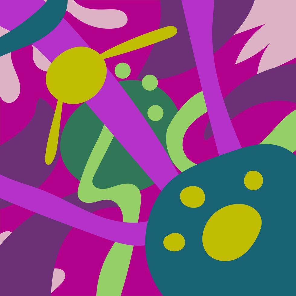 Hand Drawn of Doodle Abstract Background vector