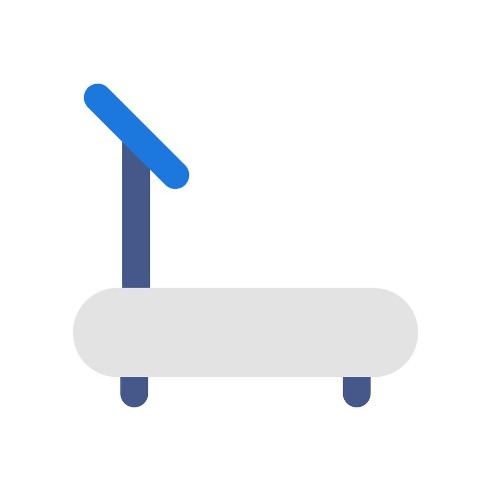 Treadmill Icon with Flat Style vector