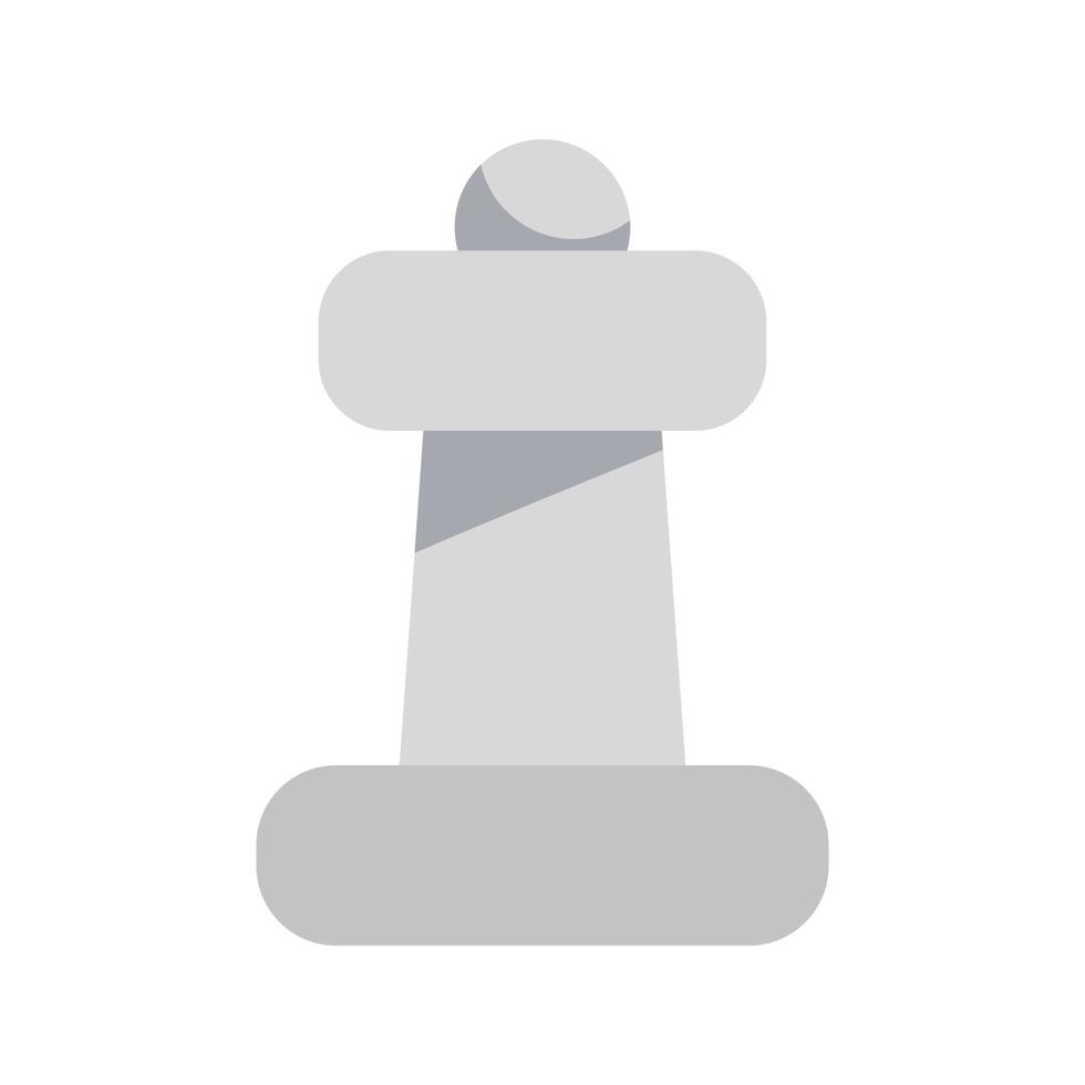 Chess Icon with Flat Style vector