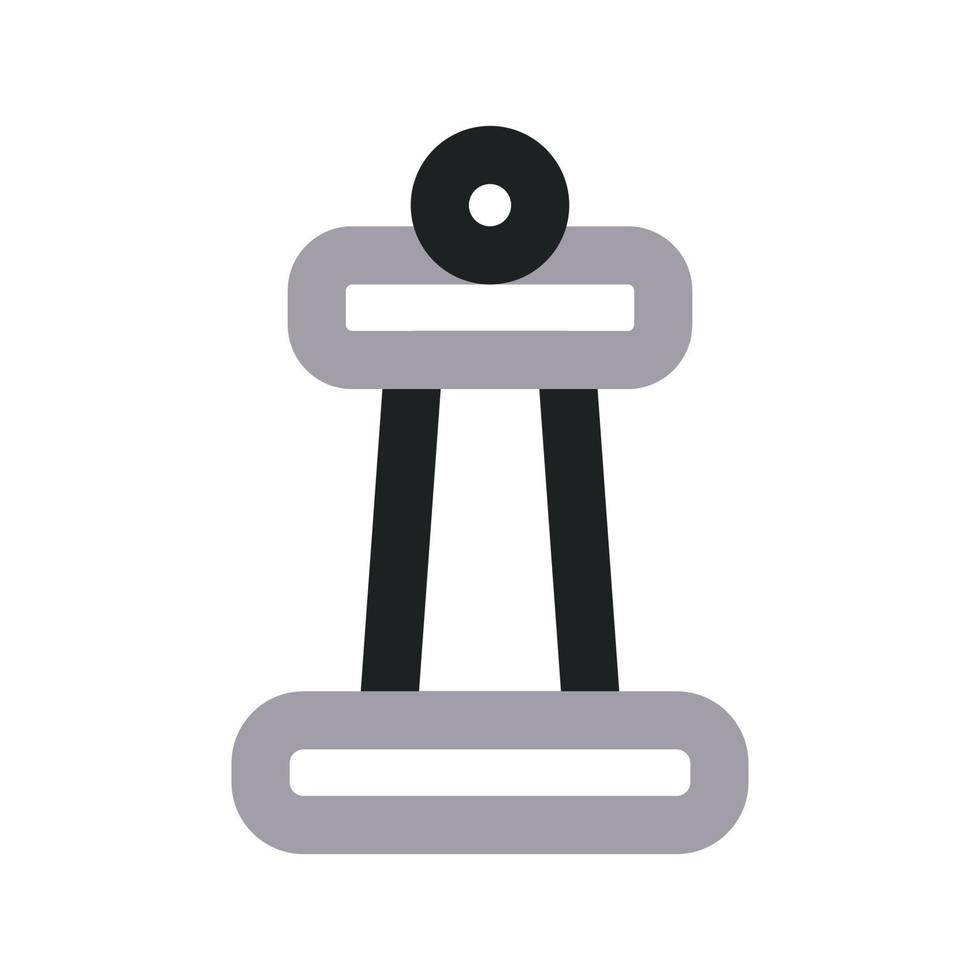 Chess Icon with Two Tone Color vector