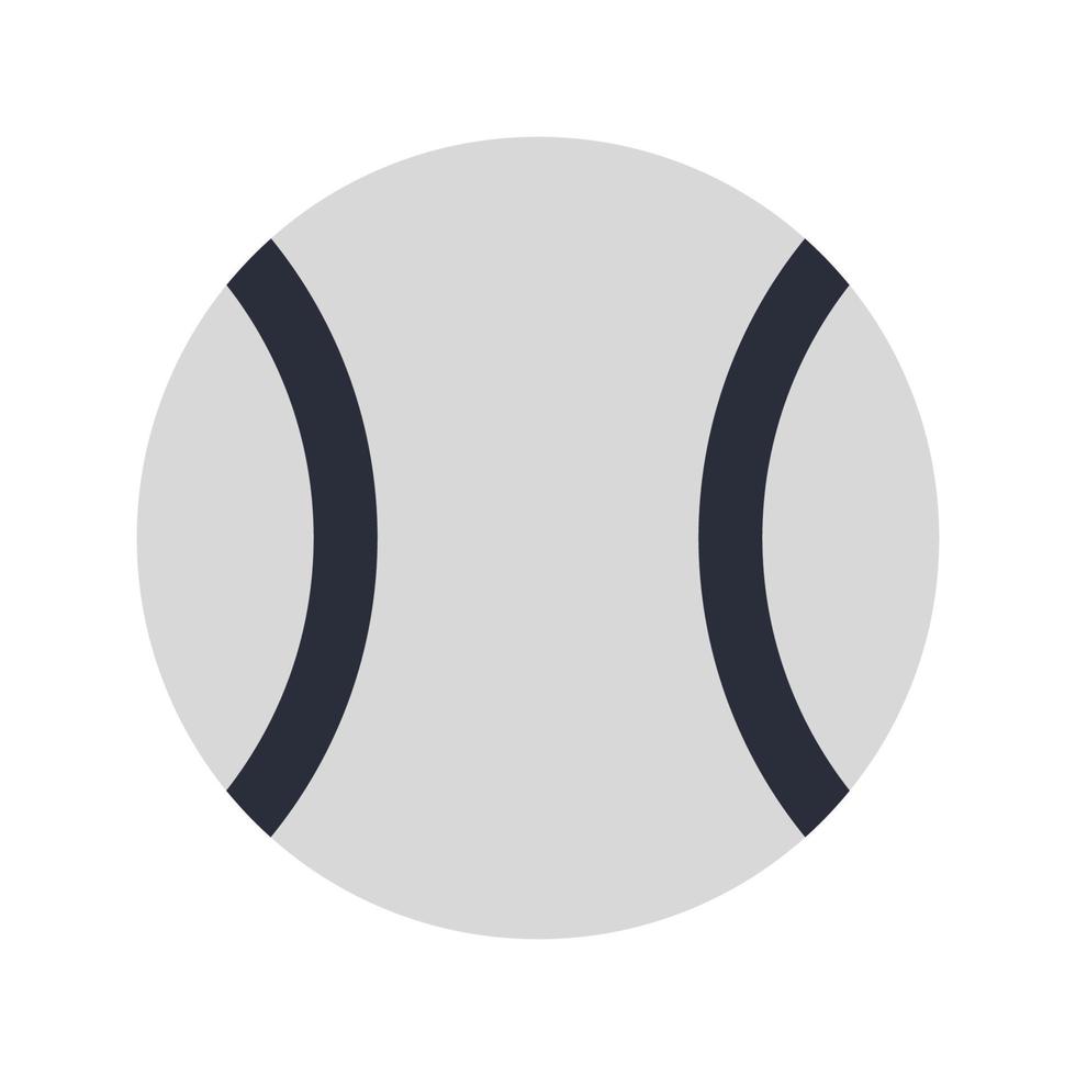 Base Ball Icon with Flat Style vector