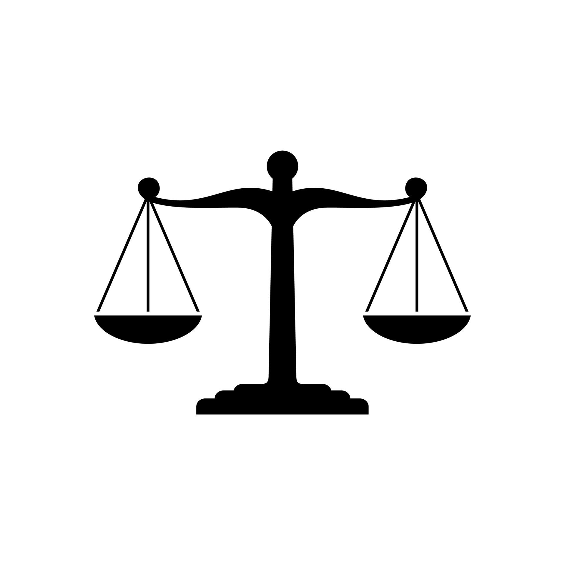 Scale justice icon 10030505 Vector Art at Vecteezy