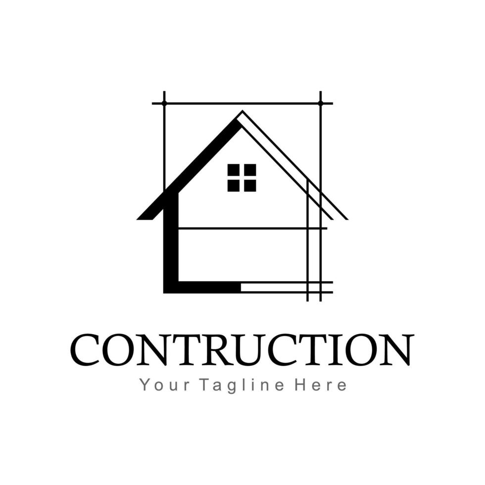 vector de logotipo de construcción