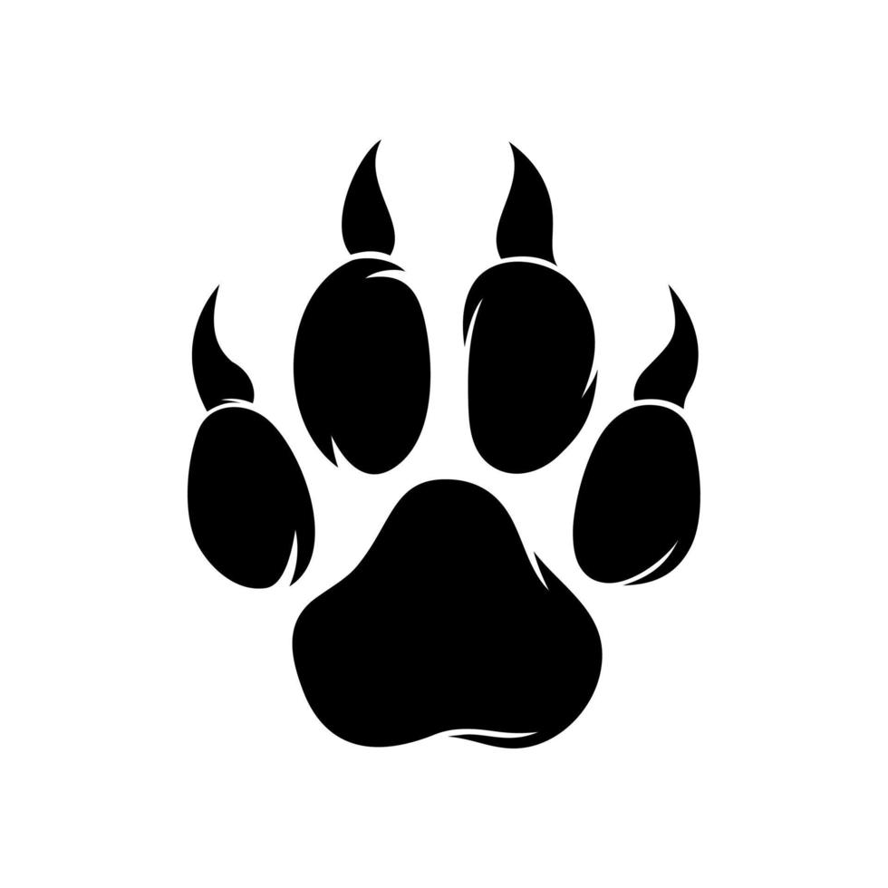 abstract paw vector
