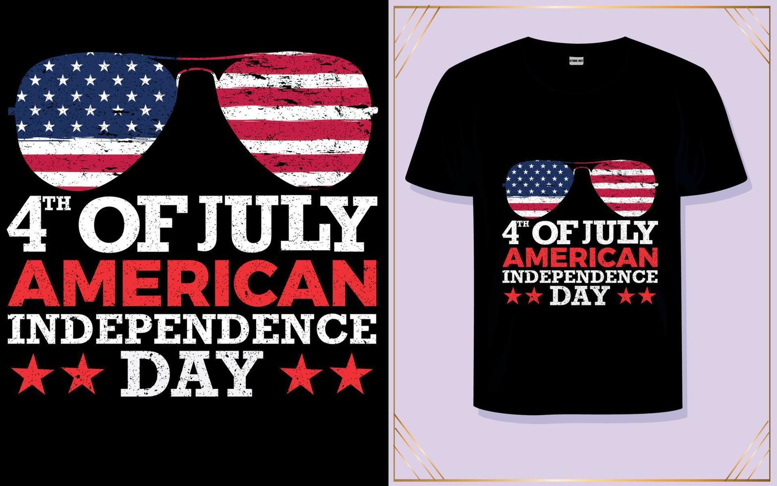 4th of july USA independence day t shirt design vector