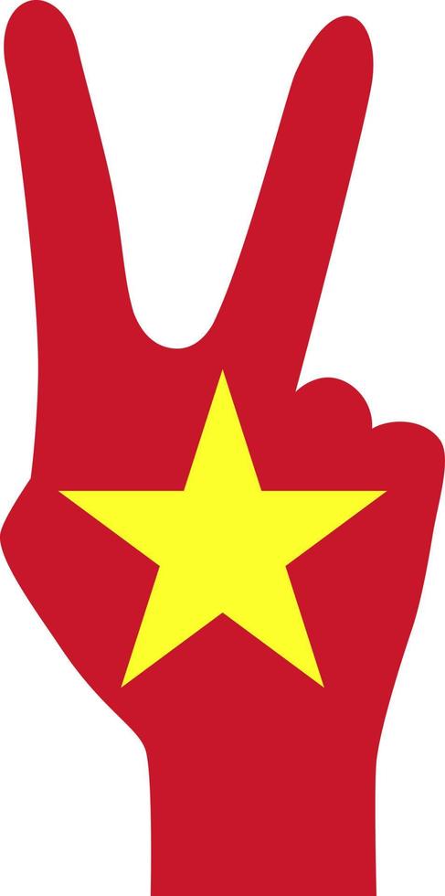Vietnam flag sign of freedom. vector