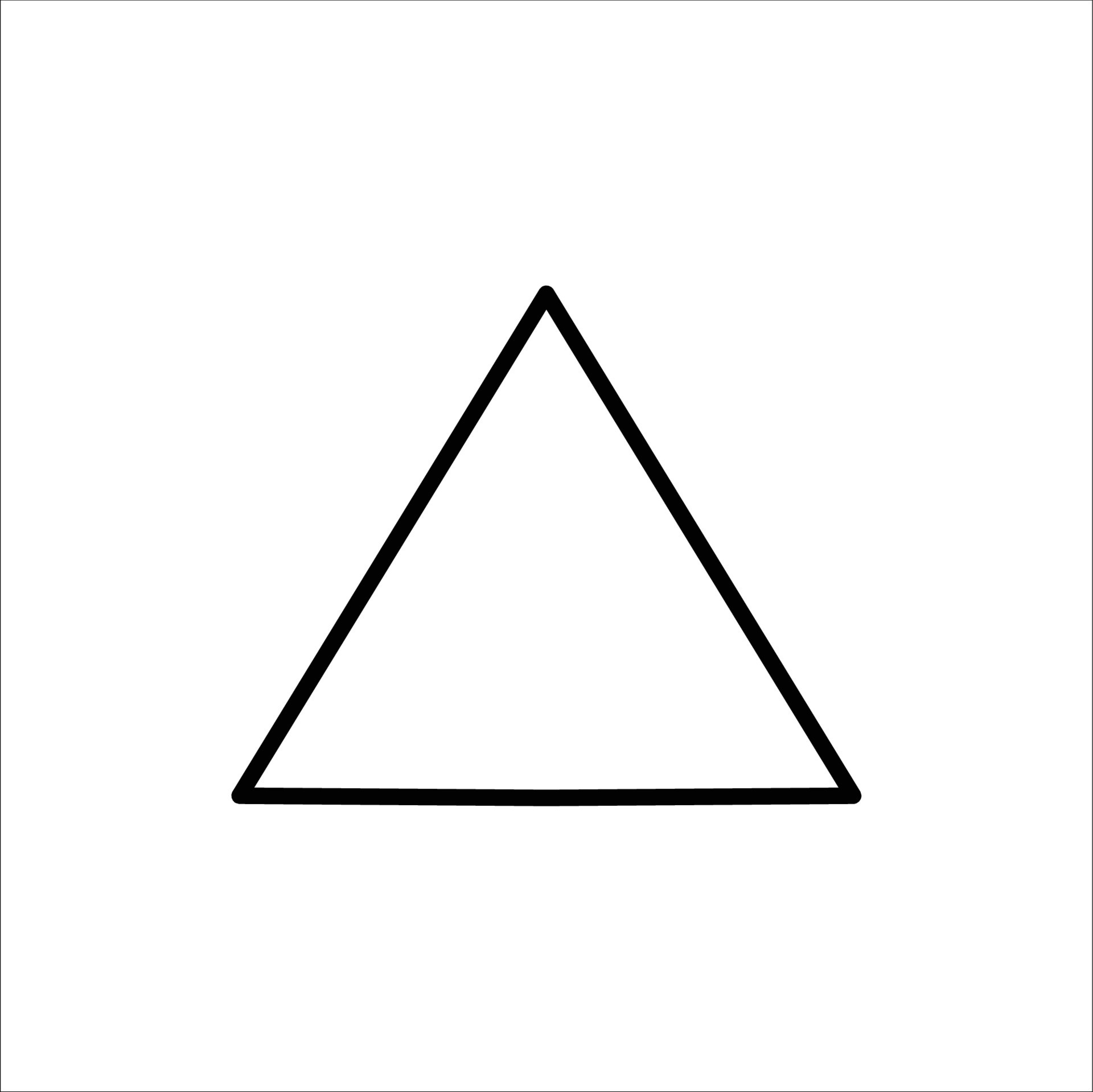 Triangle Icon Vector on white background. Flat and Trendy Sign Symbol  10031289 Vector Art at Vecteezy