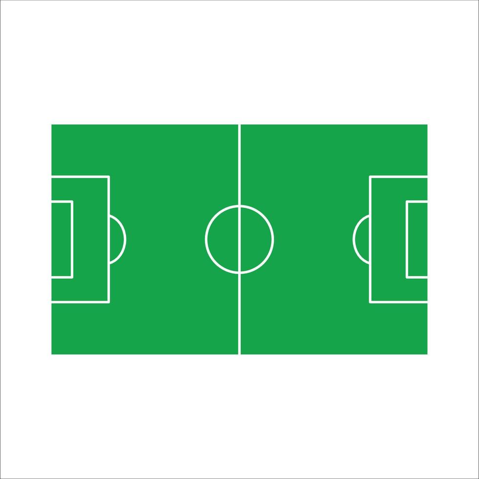 Sports field vector. football. soccer. playground. simple icon. vector