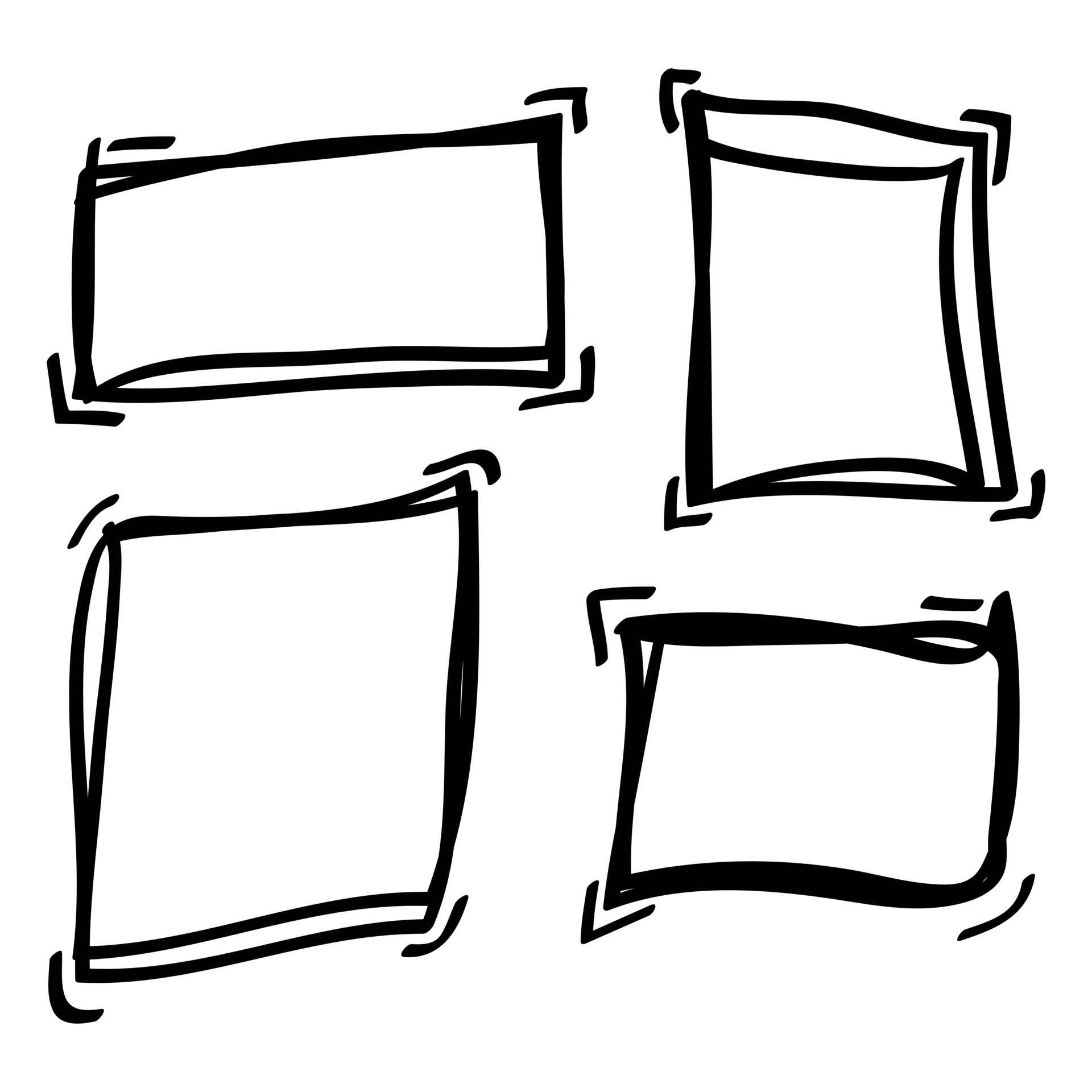 hand drawn simple frame design elements 10032354 Vector Art at Vecteezy