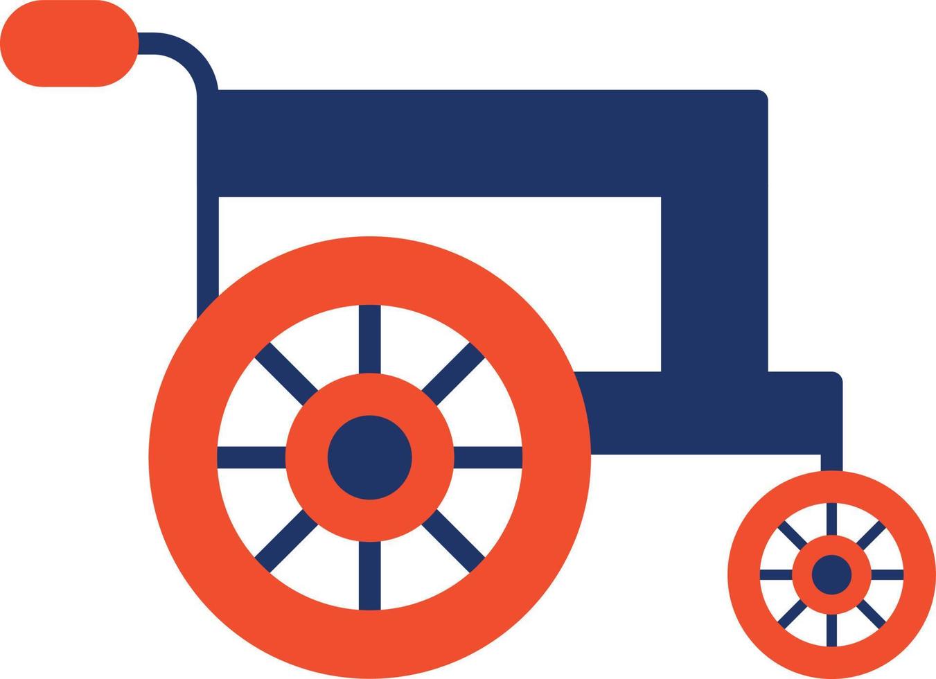 Wheelchair Color Icon vector