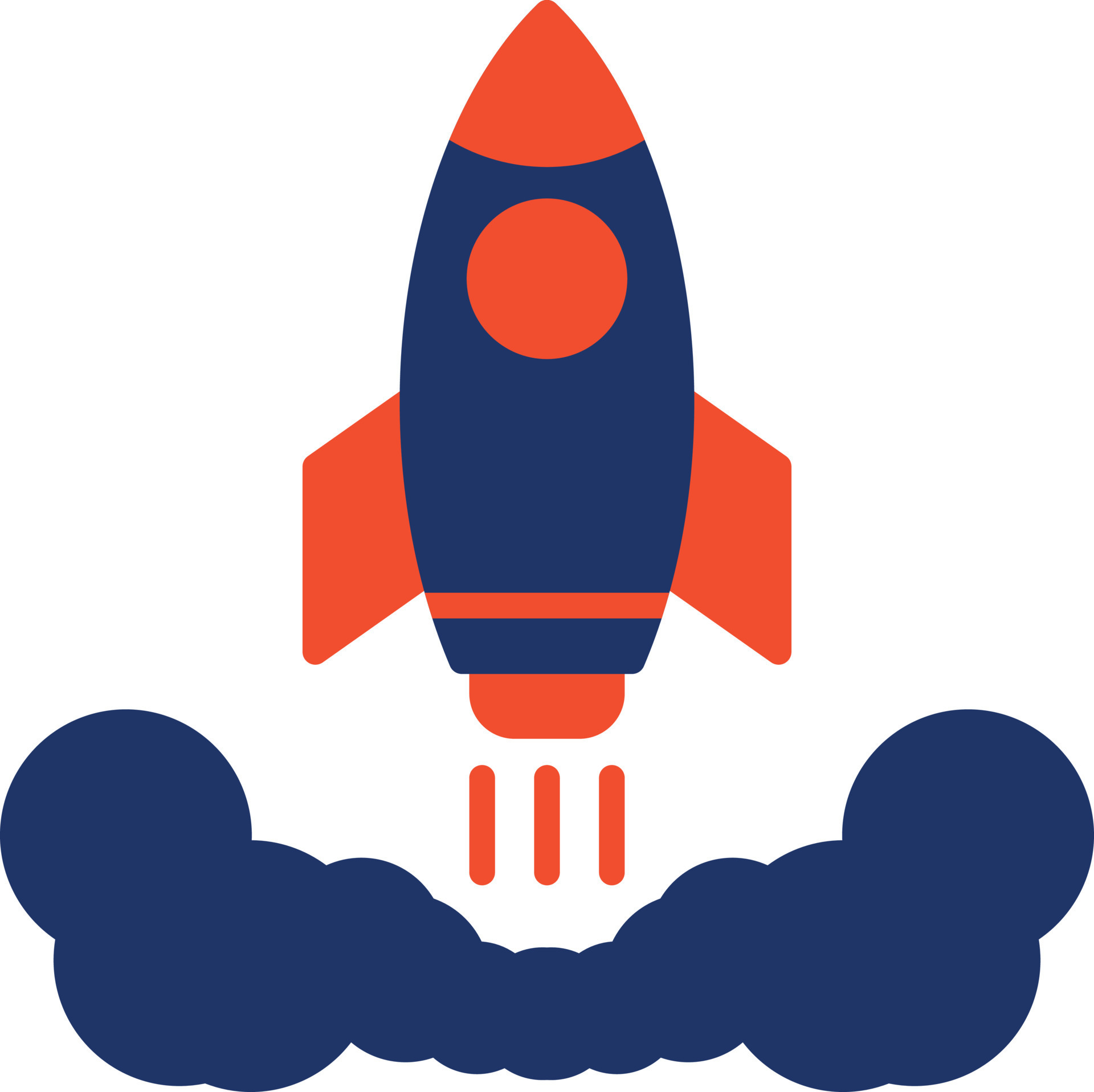 Rocket Color Icon 10032622 Vector Art at Vecteezy