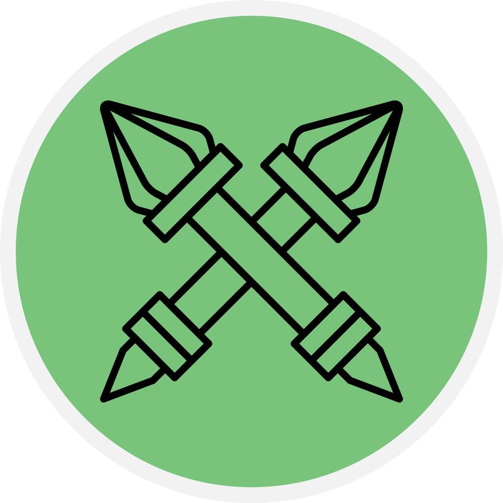 Scepter Line Circle vector