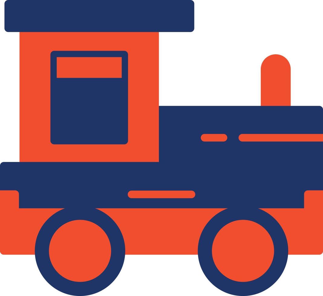 Train Color Icon vector