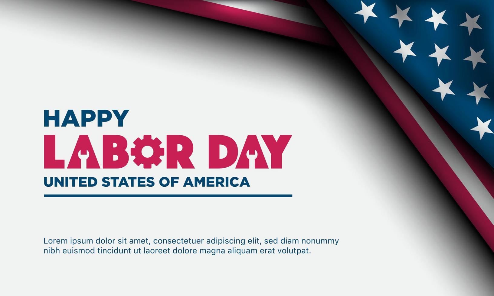 Labor Day Background Design. vector