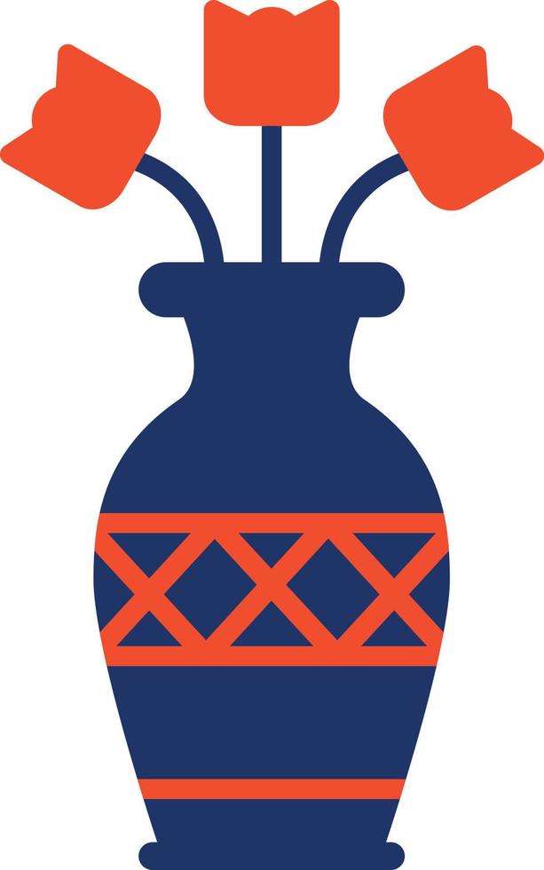 Vase Line Inverted Icon vector