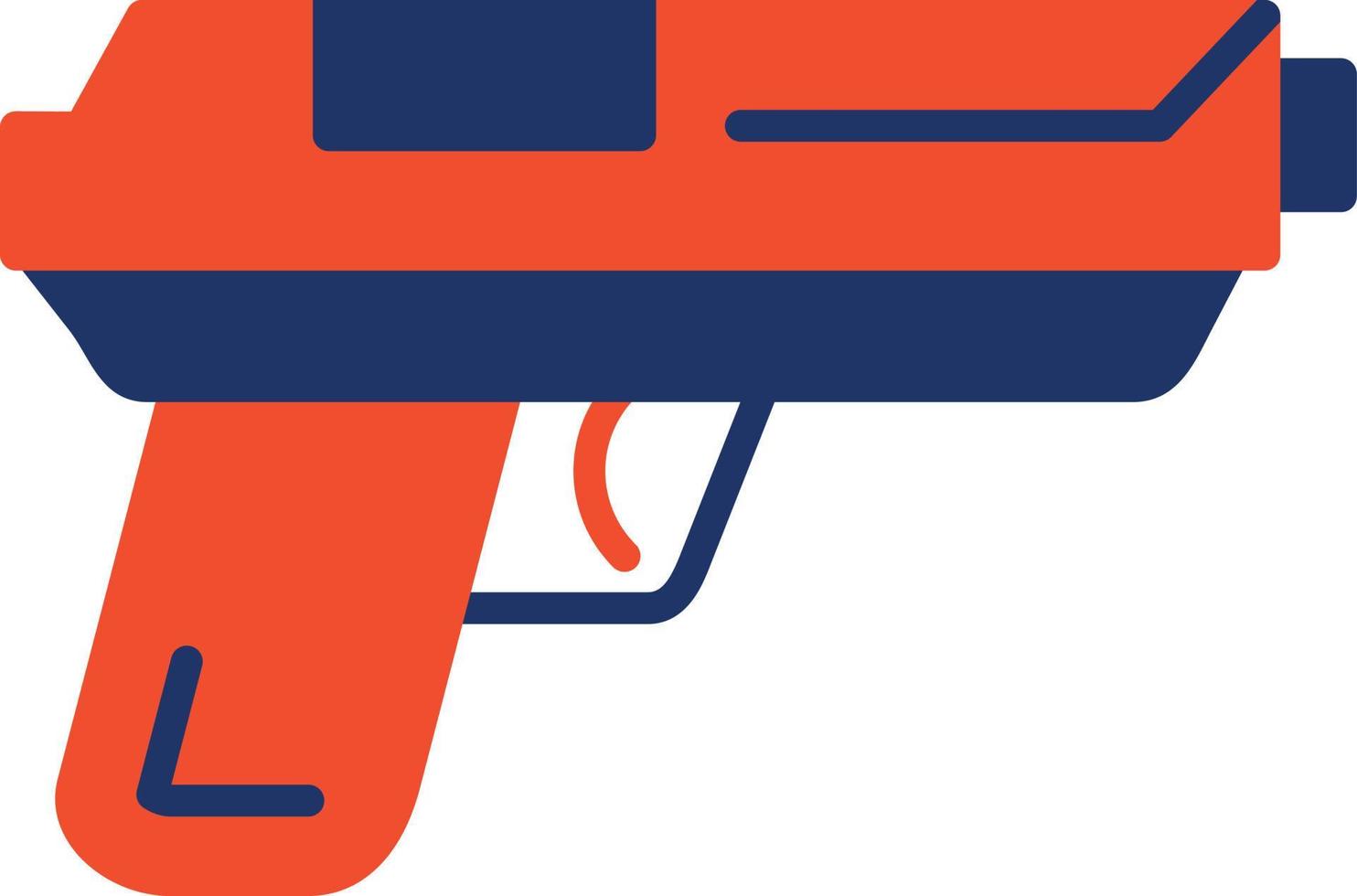 Gun Color Icon vector