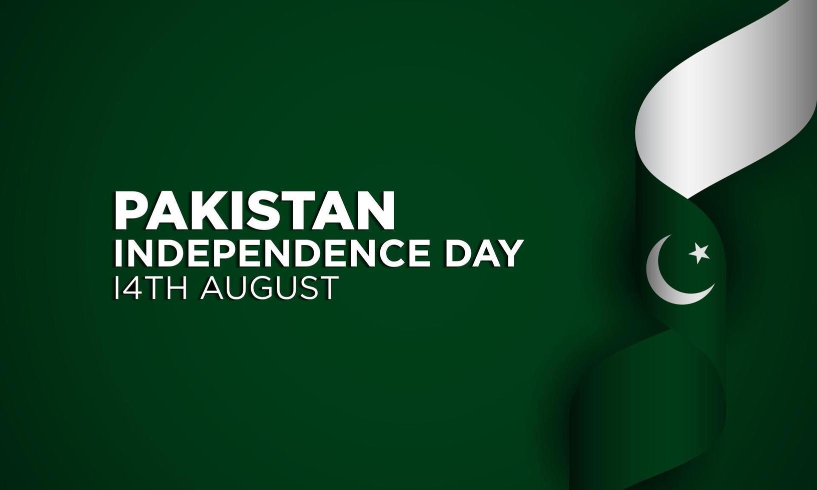 diseño de fondo del día de la independencia de pakistán. vector