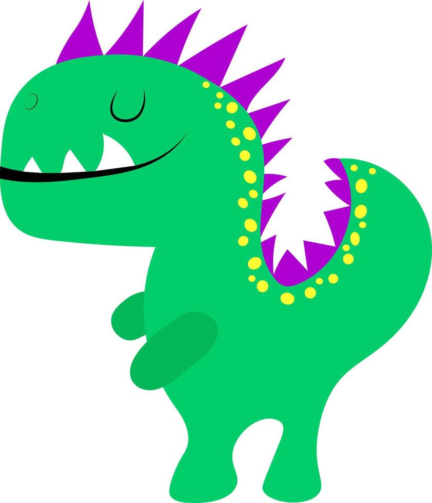 Cute dinosaur dino vector