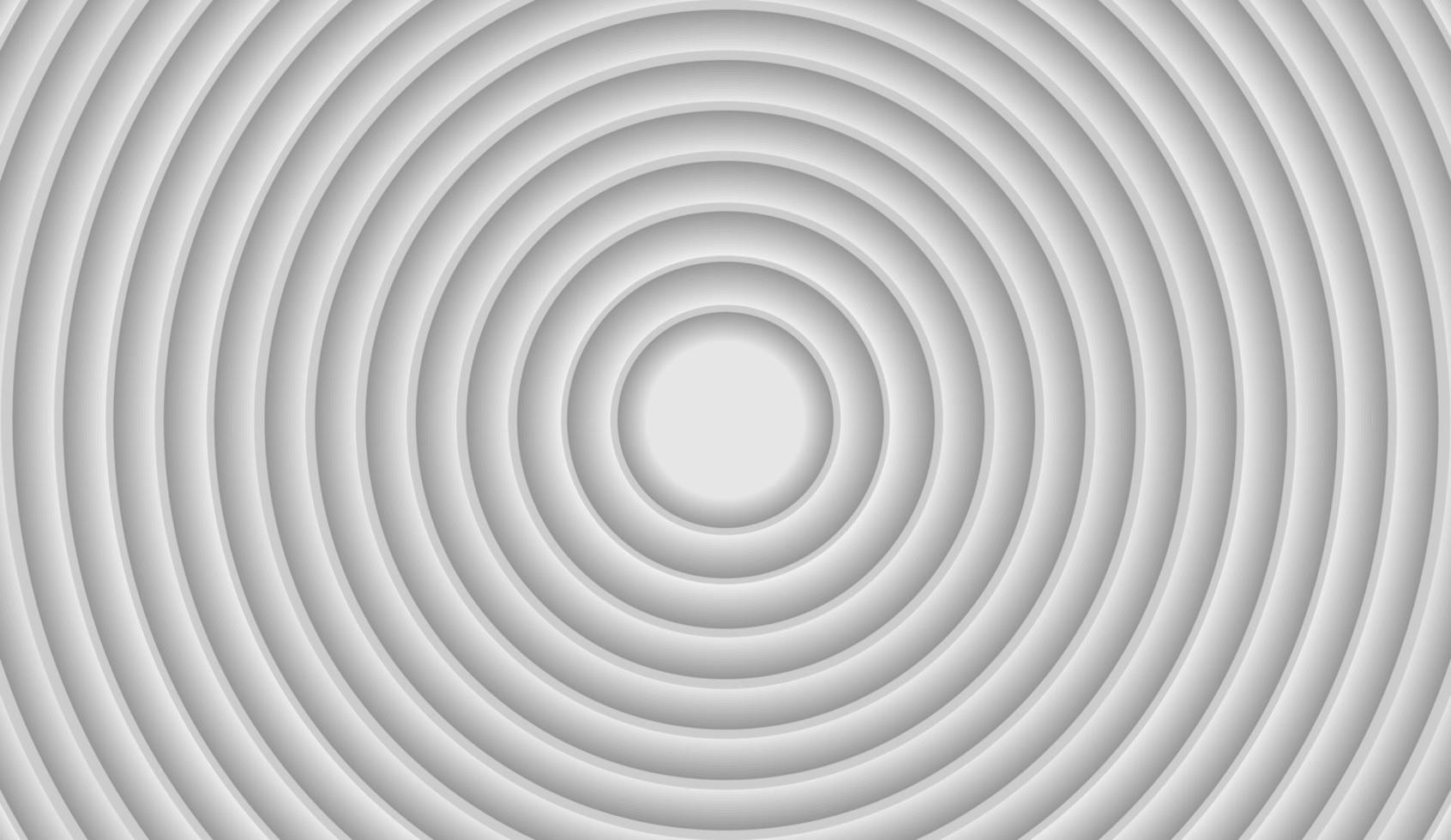 Abstract geometric background, circles shape. White and gray background. Vector illustration