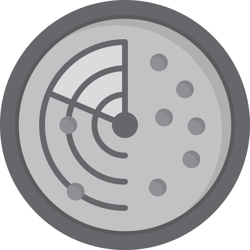 Radar Line Round Corner vector