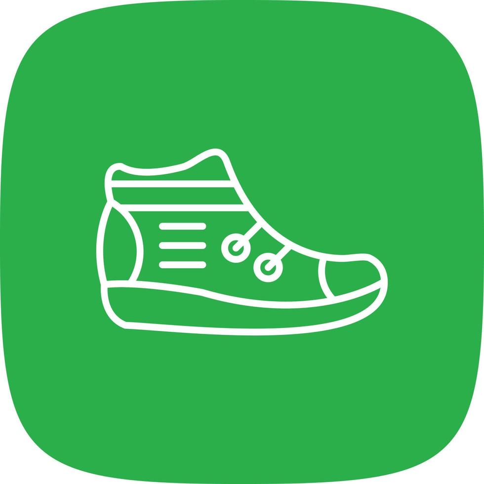 Sneakers Line Round Corner vector