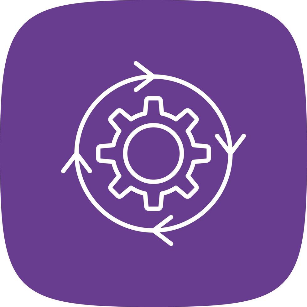 Iteration Line Round Corner vector