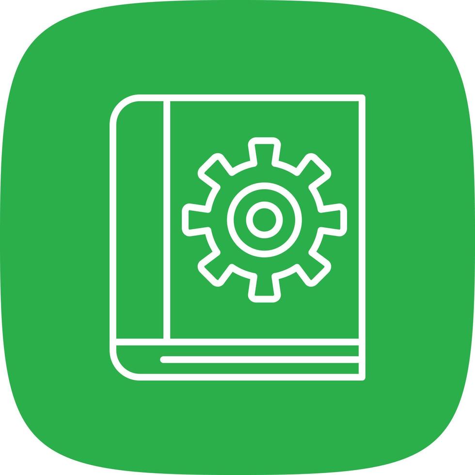 Book Line Round Corner vector