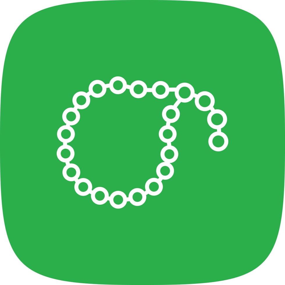 Tasbih Line Round Corner vector